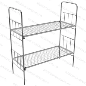 кровать по типу «армейская» к670к ложе 1900х700, закруглённое, сетка квадратное звено