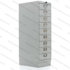 картотечный шкаф практик mdc-a4/910/9