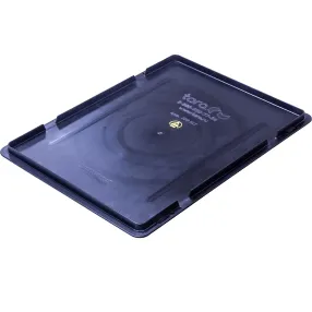 крышка для ящика пластиковая, антистатическая 27х400х300, арт. 500 klt esd
