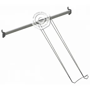 держатель для мячей 750 мм на штангу 30х15 мм