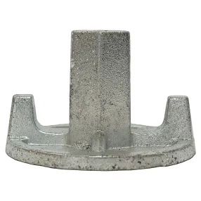 гайка литая оцинкованная двухрожковая диаметр 90/17 мм