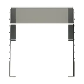 держатель для лопат 400 мм на штангу 30х15 мм