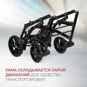 кресло-коляска эвита нео (бело-зеленая, пневма)