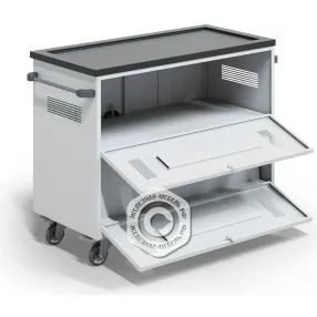 тележка для хранения 18 ноутбуков и планшетов 15,6 дюймов