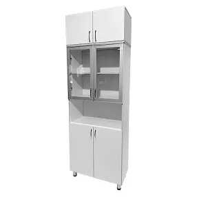 шкаф медицинский стр мд 103.33 + антресоль стр мд 112.02 (белый)